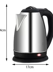 Cafetera Electrica Agua Calentador Acero Inoxididable Capacidad 1.8lt - Albaricoque - Ver 4