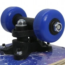Patineta tabla tipo skate, patineta skate diferentes diseños - Azul - Ver 2