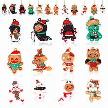 12入組恐怖南瓜鬼飾品,適用於萬聖節/聖誕節派對裝飾,和骷髏木乃伊的裝飾