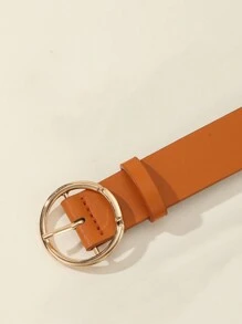1 Miếng Vàng Khóa tròn Đúng mốt Của phụ nữ Thắt lưng , Linh hoạt Đối với Quần jean , , , Mặc hàng ngày - màu đen - Xem 10