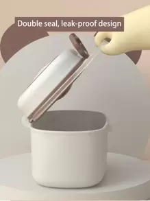 1入組550毫升便攜式嬰兒奶粉盒,附匙羹,密封儲存容器