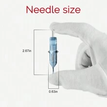 10pcs Blue Mixed Tattoo Needles, RL RS M1 Disposable Tattoo Needles - Blue - View 5