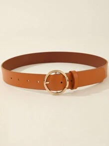 1 Miếng Vàng Khóa tròn Đúng mốt Của phụ nữ Thắt lưng , Linh hoạt Đối với Quần jean , , , Mặc hàng ngày - màu đen - Xem 8