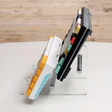 1只亞克力鍵盤展示架,可拆卸透明鍵盤支架平板支架 - 無色 - 查看 10