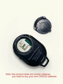 1 pieza Palo selfie portátil negro mini, sin incluir batería (2032). Adecuado para vacaciones de verano, viajes, días festivos. Obturador inalámbrico de cámara portátil