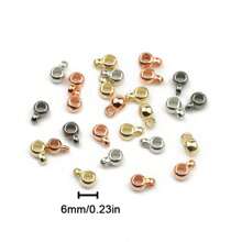200入組6/8mm Ccb單鎖孔大孔珠,配有間隔用於手鍊、項鍊製作diy工藝珠寶配件 - 6mm/200顆 - 查看 6