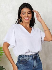 Women Tops - 白色 - 查看 1