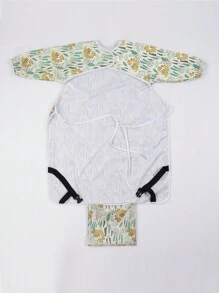 Coverall Baby Feeding Bib For Eating,Long Sleeves Bib Attaches To Highchair And Table,Weaning Bibs - Multicolor - View 3