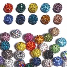Strass En Verre De Cristal 10mm, Pavé D'argile, Perles Disco Pour Bracelet Scintillant, Collier, Boucles D'oreilles, Artisanat, Fournitures De Fabrication De Bijoux