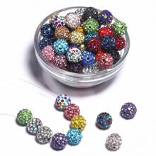 Strass En Verre De Cristal 10mm, Pavé D'argile, Perles Disco Pour Bracelet Scintillant, Collier, Boucles D'oreilles, Artisanat, Fournitures De Fabrication De Bijoux