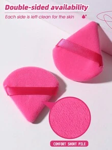 1个清洁刷+7个化妆海绵+1个化妆刷+12个化妆粉扑套装，柔软三角矿物粉扑，适用于面部彩妆，可用于膏状和粉状遮瑕膏、散粉等。化妆品，价格实惠，可用于房间装饰、梳妆台、旅行、卧室等场合。化妆配件，粉扑，美妆蛋，粉扑，化妆海绵，价格实惠，圣诞礼物，化妆品，化妆工具，便宜好物，礼物，女士礼物，圣诞礼物 - 彩色 - 查看 10