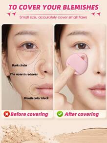 1个清洁刷+7个化妆海绵+1个化妆刷+12个化妆粉扑套装，柔软三角矿物粉扑，适用于面部彩妆，可用于膏状和粉状遮瑕膏、散粉等。化妆品，价格实惠，可用于房间装饰、梳妆台、旅行、卧室等场合。化妆配件，粉扑，美妆蛋，粉扑，化妆海绵，价格实惠，圣诞礼物，化妆品，化妆工具，便宜好物，礼物，女士礼物，圣诞礼物 - 彩色 - 查看 6