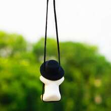 Car Mirror Hanging Accessory, Swing Duck Car Pendant, Cute Car Decoration For Teenagers
