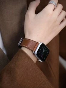 1 条表带兼容 表带 41 毫米 40 毫米 38 毫米 45 毫米 44 毫米 42 毫米 46 毫米 49 毫米女款，适用于 Series SE 1-10 的替换表带 - 棕色 - 查看 7