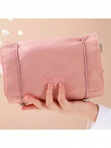 女士旅行化妝包女用網狀化妝盒包美容師盥洗用品化妝口紅包化妝包化妝收納袋化妝收納盥洗包化妝刷收納