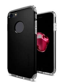Funda Case Uso Rudo Spigen Hybrid Armor para iPhone 7 / 8 SE 2020 / SE 2022 - Negro - Ver 1