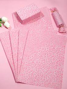 粉红豹纹薄纸、礼品包装纸、鲜花包装衬纸 - 粉紅色10pcs - 查看 1