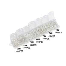 1500PCS Silver Golden Plated Jump Rings With Box Making Jewelry Findings - Silver - View 1