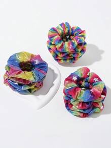 12 chiếc dây buộc tóc màu ma thuật cho trẻ em - Nhiều màu - Xem 4