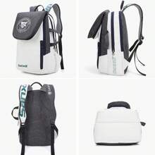 Multifunctional Badminton Racquet Bag Tennis Racket Backpack Waterproof Foldable Outdoor Sports Training Handbag - Grey - View 8