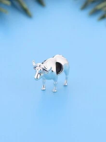 1入動物造型925純銀珠子,diy工具,中性生日禮物