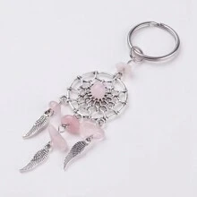 3 buc. Captor de vise cu aripi și cristal norocos, decor boho, breloc pentru geantă, accesorii auto, rucsac pentru școală, drăguț gotic Y2K