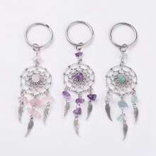 3 buc. Captor de vise cu aripi și cristal norocos, decor boho, breloc pentru geantă, accesorii auto, rucsac pentru școală, drăguț gotic Y2K