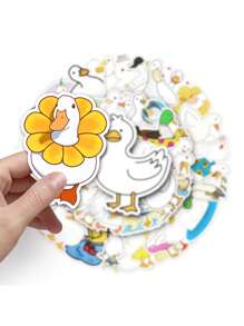 50pcs Duck Waterproof Decorative Doodle Stickers - Multicolor - View 5