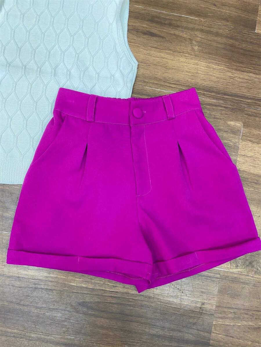 Women Shorts - Rusty Rose - View 1
