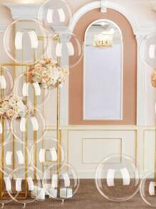 10 个透明气球，不同英寸透明气球，适用于婚礼 DIY、生日、婴儿洗礼派对装饰 - 無色 - 查看 6