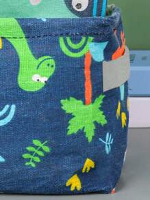 1入組恐龍圖案書桌收納盒 - 彩色 - 查看 5