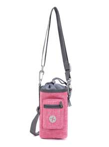 Bolsa De Entrenamiento Y Salida Para Mascotas - Rosa - Ver 6