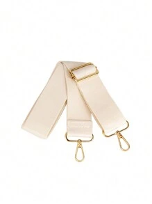 可调节包带、手提包腰带、宽肩带、包带替换件、包包配件、DIY配件、可调节替换肩带、时尚 - 米色 - 查看 5