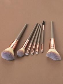 7pcs Extra-Large Brown Makeup Brushes,Brush Set,Makeup Brush Kit,Make Up Brush Set,Make Up Set Complete,Makeup Brush Set,Complete Makeup Kit,Brush Kit,Brushes Makeup Set,Makeup Gift Set,Set - Brown - View 4