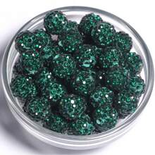 Strass En Verre De Cristal 10mm, Pavé D'argile, Perles Disco Pour Bracelet Scintillant, Collier, Boucles D'oreilles, Artisanat, Fournitures De Fabrication De Bijoux