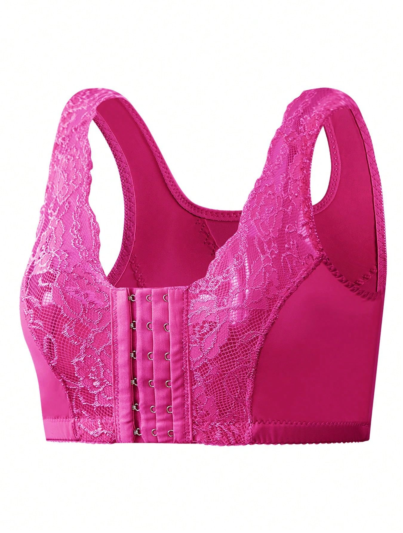 Front Closure 3 Rows 6 Hooks Sport Bra Without Steel Ring And Chest Pad