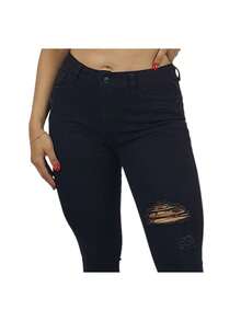 BLACK Push Up Push Up SKINNY Denim Jeans For Women. - Black - View 5