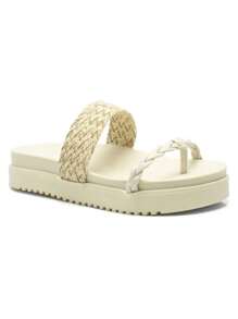 GuGi Women Platforms & Wedge Sandals - 米色 - 查看 6