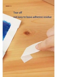 2cm白色美術遮膜膠帶,專為學生繪畫、素描、水彩、手工剪裁紙張設計,適用於特殊噴漆、遮蔽、不留痕跡遮蔽紙 - 白色 - 查看 5