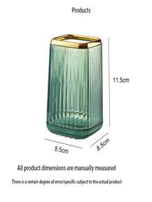 Transparent Multifunctional Desktop Pen Holder - Clear - View 5