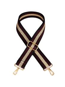 女士手提包斜挎包帶，手提包部件配件，可調節帶子，可替換肩帶，時尚耐用 - 彩色 - 查看 3