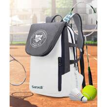 Multifunctional Badminton Racquet Bag Tennis Racket Backpack Waterproof Foldable Outdoor Sports Training Handbag - Grey - View 3