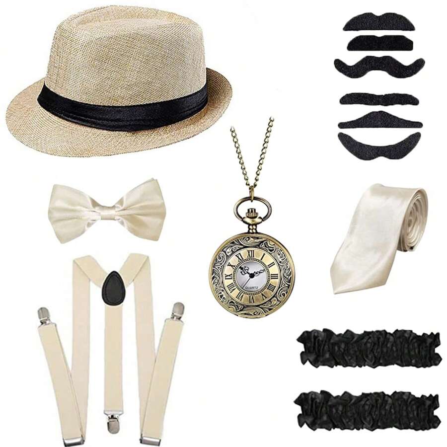 Bộ phụ kiện trang phục - trắng - Xem 1