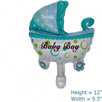 5 piezas Botellas de leche Bab-Bo de mini tamaño, globos de papel de aluminio rosados, globos de aire Bab-Y-G-Irl de mini tamaño para decoración de fiesta de cumpleaños y baby shower, decoraciones para Baby Shower (No pueden flotar)