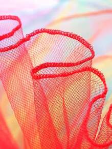 1 件女士彩虹芭蕾短裙成人漂亮女士尾裙芭蕾短裙女士多层彩虹裙摆舞蹈薄纱芭蕾短裙俱乐部服装狂欢节美国派对舞蹈仙女