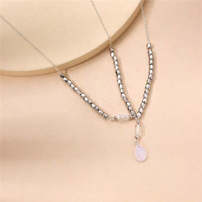 1 Pezzo Fascia Da Donna Con Pendente In Lega Con Forma Di Conchiglia E Goccia D'acqua, Adatta Per Matrimonio O Banchetti