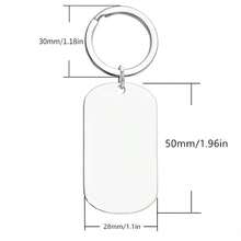 1pc Cousin Stainless Steel Keychain Key Ring Gift Connected Heart for Birthday Christmas New Year - Silver - View 2
