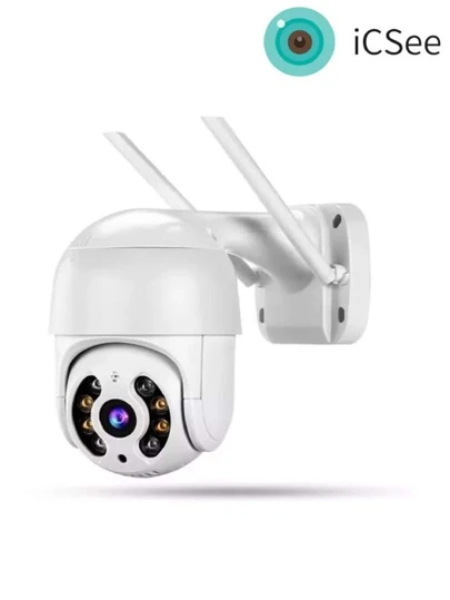 Câmera de Segurança Externa "A8 IP Rotativa" Prova Dágua WIFI Full Hd Infravermelho Zoom 4x Alta Resolução APP IcSEE Original Envio Imediato