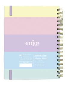 Caderno Smart DAC Universitário com Folhas Tira e Põe - Enjoy - Multicolorido - Visão 2