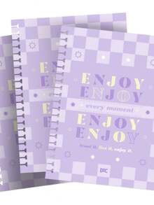 Caderno Smart DAC Universitário com Folhas Tira e Põe - Enjoy - Multicolorido - Visão 3